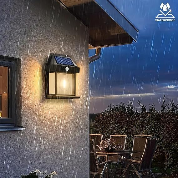 Solar Wireless Night Light (Multicolour)