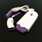 Rechargeable Hair Removal Epilator – Painless Sensor Razor (Purple)