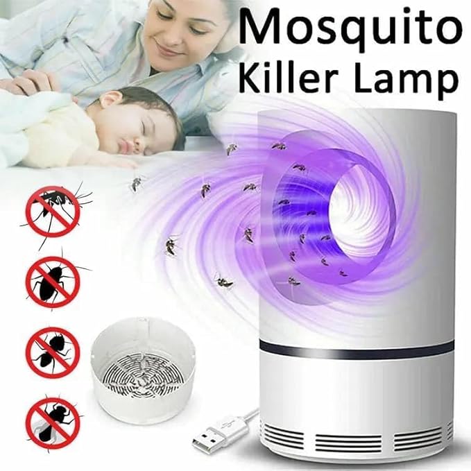 Electric Mosquito Killer Lamp – Indoor Insect Trap (White)