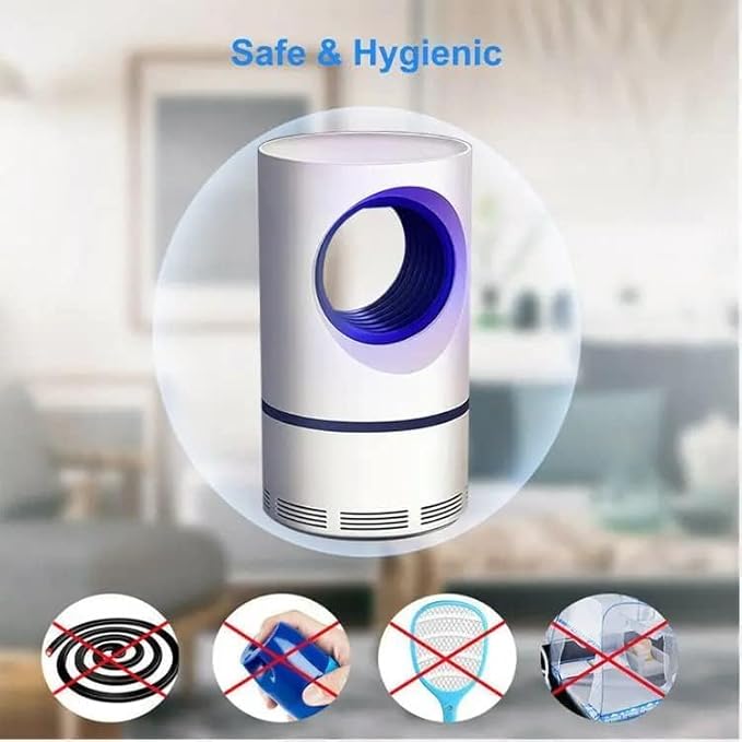 Electric Mosquito Killer Lamp – Indoor Insect Trap (White)