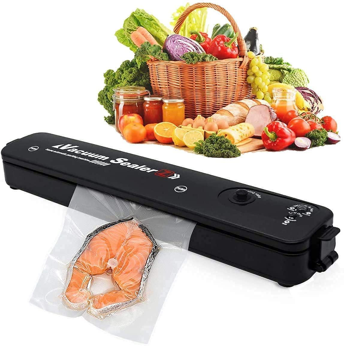 Automatic Vacuum Food Sealer – Dry & Moist Modes