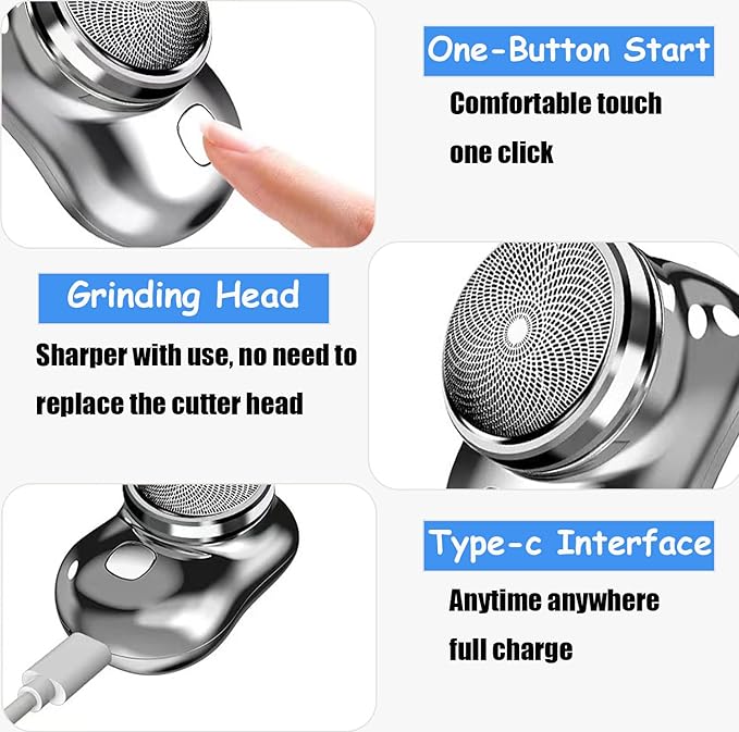 Mini Portable Electric Shaver for Men