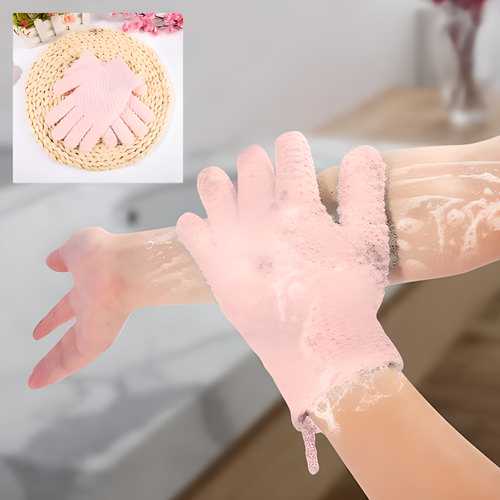 Five-Finger Bath Gloves