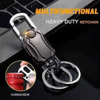 4-in-1 Multi-Function Keychain Spinner Tool with Double Ring