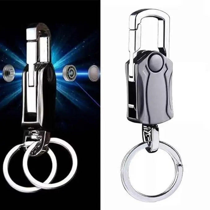 4-in-1 Multi-Function Keychain Spinner Tool with Double Ring