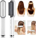 Hair Straightener Brush with 5 Temperature Settings (Multicolour)