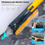 2-in-1 Floor Scrub Cleaning Brush & Wiper (Pack of 2)