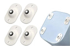 Self-Adhesive Mini Swivel Caster Wheels – Set of 4