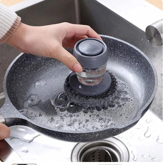 2-in-1 Liquid Soap Dispensing Brush (Pack of 2)