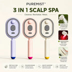 3-in-1 Rechargeable Scalp Spa Hair Spray Comb (Pack of 1)