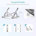 Foldable Aluminium Laptop Stand