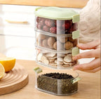 4-Layer Transparent Spice Storage Box