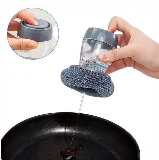 2-in-1 Liquid Soap Dispensing Brush (Pack of 2)