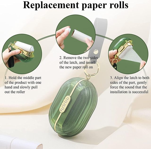 Portable Double-Sided Lint Shaver & Roller