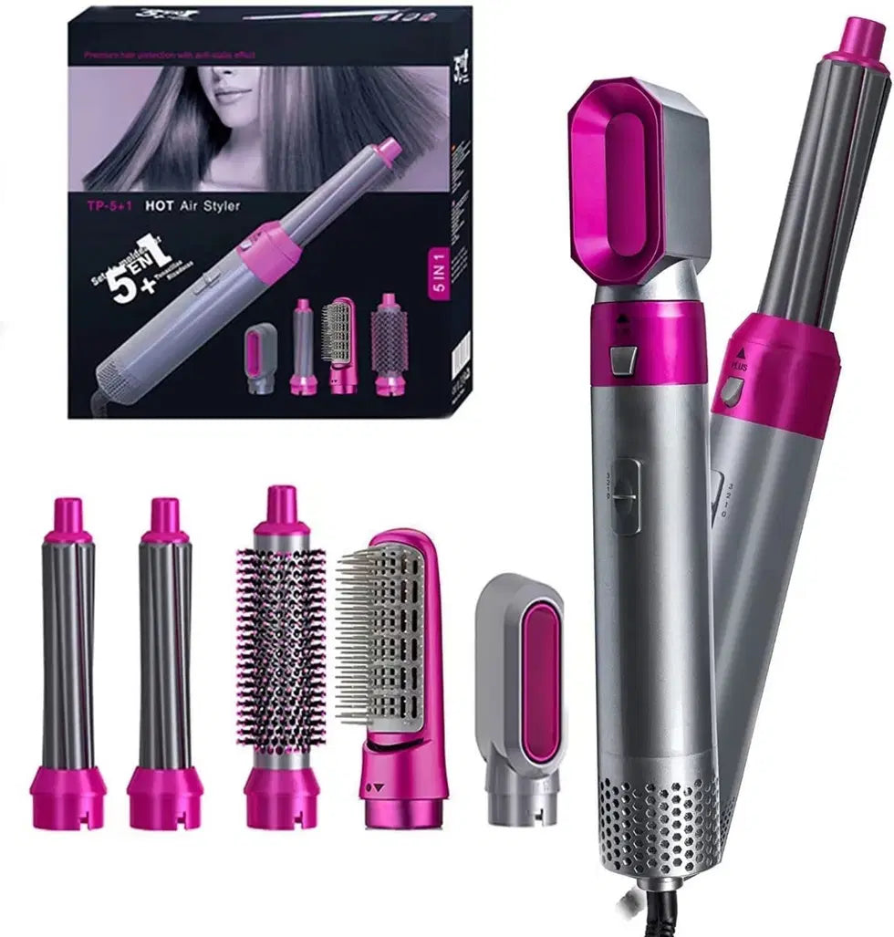 5-in-1 Hot Air Brush Hair Dryer & Volumiser