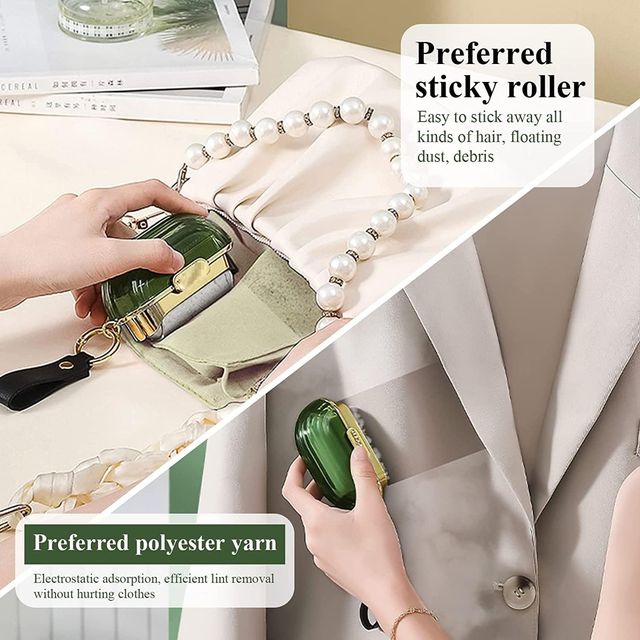 Portable Double-Sided Lint Shaver & Roller