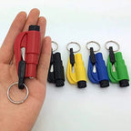 3-in-1 Emergency Safety Hammer – Car Window Breaker & Seat Belt Cutter