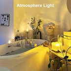 Rotating Water Ripple Night Light Aura Lamp